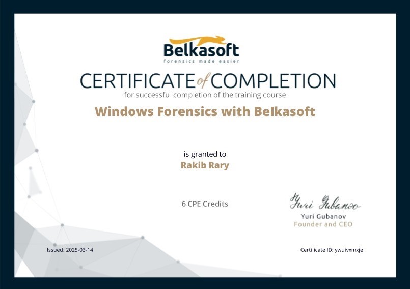 Windows Forensics